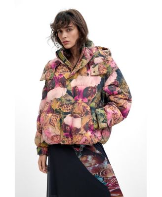 Женская утепленная куртка Desigual с капюшоном M. C. Lacroix