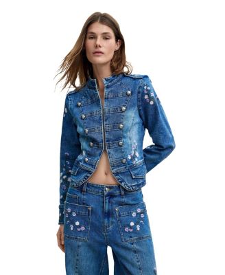 Desigual Women's Embroidered Jacket M C Lacroix