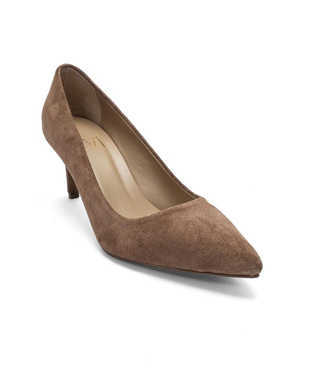 Forever and Always Shoes Women's Clyde Leather Stiletto Pointed Toe Pump