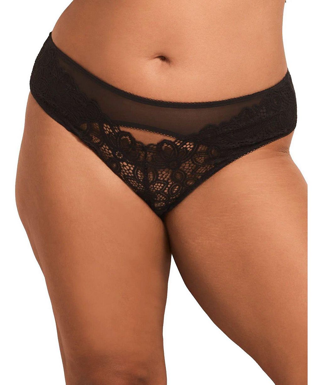 Adore Me Plus Size Lace Elska Cheeky Panty