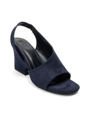 Navy suede
