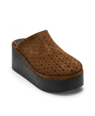 Cognac suede
