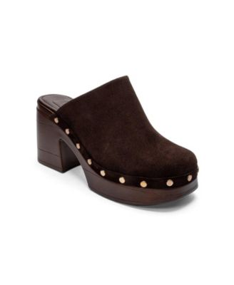 Brown suede