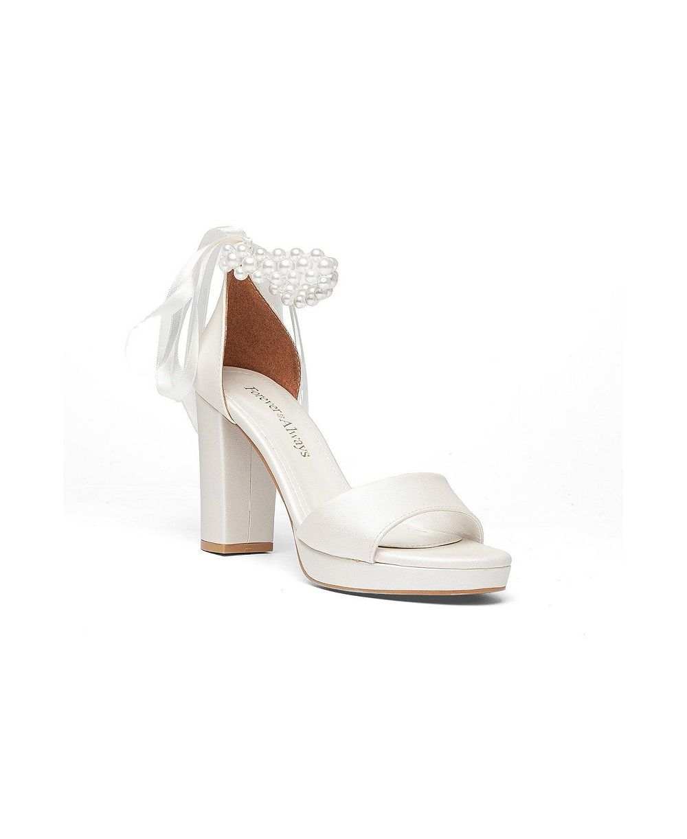 Prologue Shoes Женские свадебные босоножки Tiara на блочном каблуке