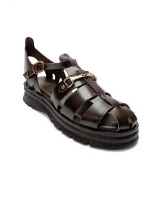 Forever and Always Shoes Женские кожаные сандалии Riela с пряжкой