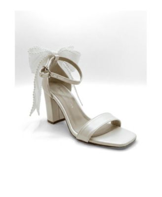 Forever and Always Shoes Женские свадебные босоножки с бантом