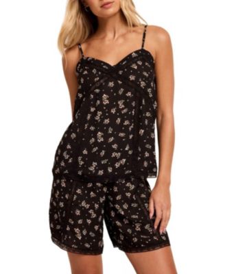 Женский комплект Adore Me Aniella Floral Lace-Trim Cami и шорты