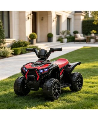 Homfan 6V 4-Wheel Battery-Powered Ride-On Quad, Ages 3-6