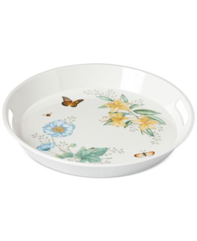 Lenox Butterfly Meadow Melamine Large Handled Tray