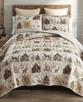 Your Lifestyle Antique Winter 2-Piece Quilt Set, Twin