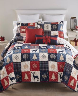 Your Lifestyle Noel Patch 2-Piece Quilt Set, Twin