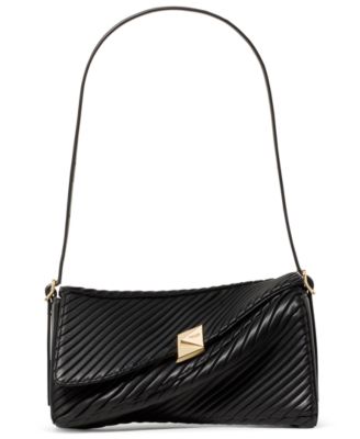 kate spade new york Deco Pleated Twisted Flap Small Shoulder Bag
