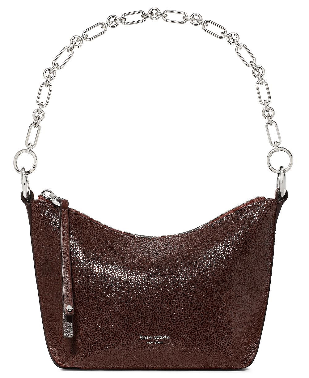 kate spade new york Halo Dot Chain Mini Suede Shoulder Bag