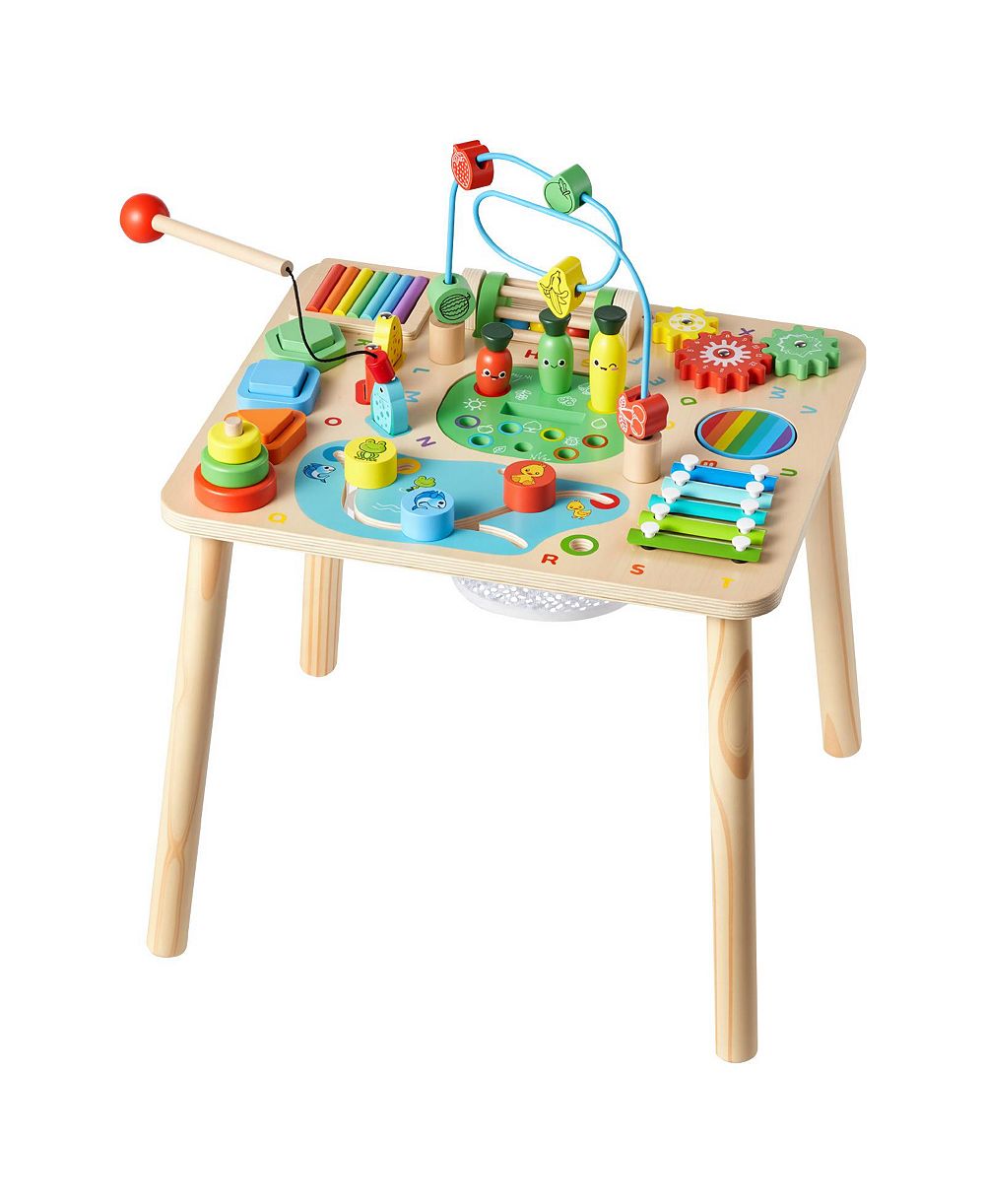 SUGIFT деревянный развивающий столик Montessori 13-in-1 для мелкой моторики, возраст 6+ месяцев
