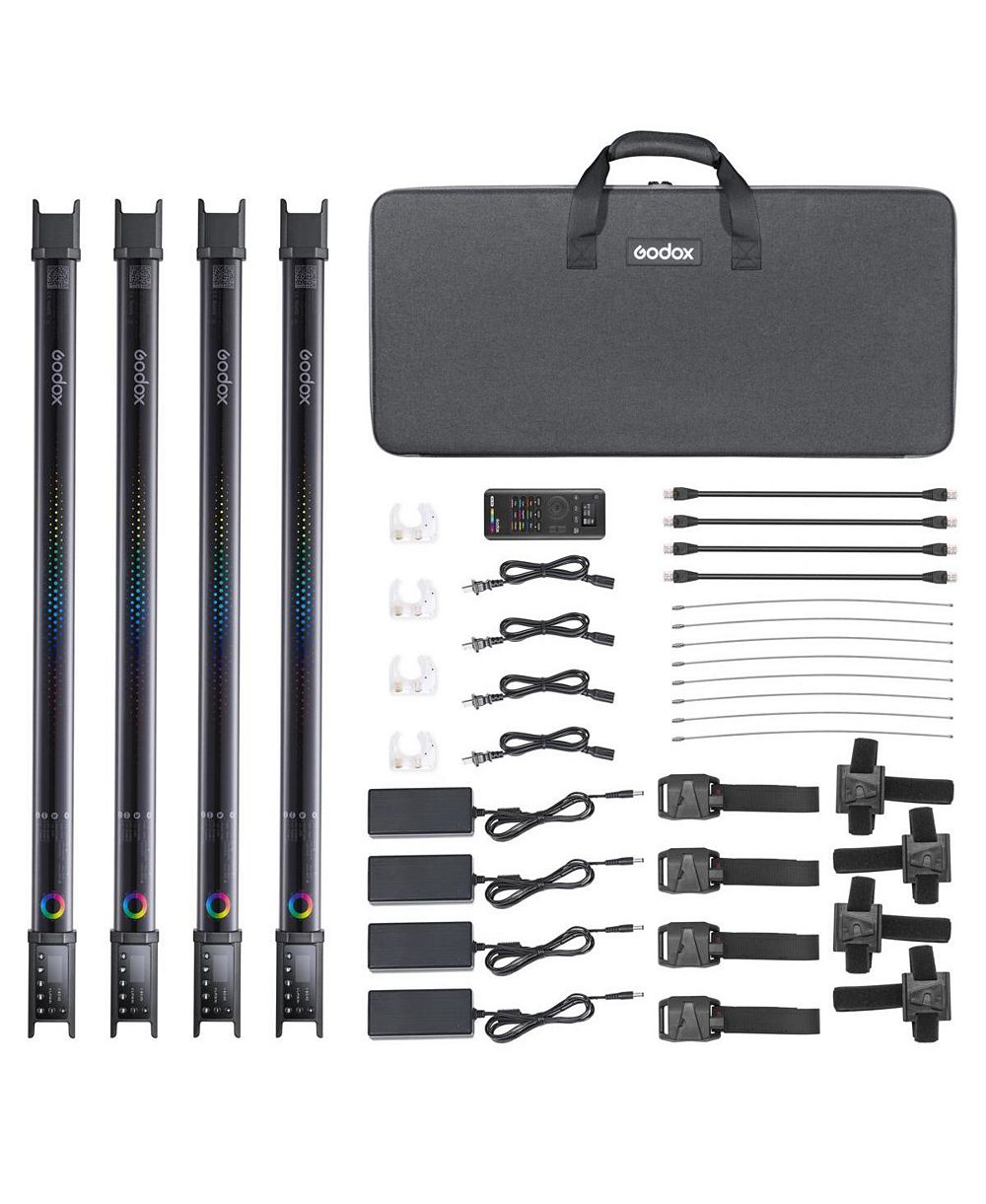 Godox Godox TL60 RGB Tube Light 4-Light Kit