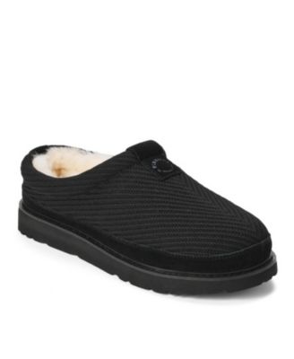 Dearfoams Men's Grafton Allday Knit Water Repellent Clog Slippers