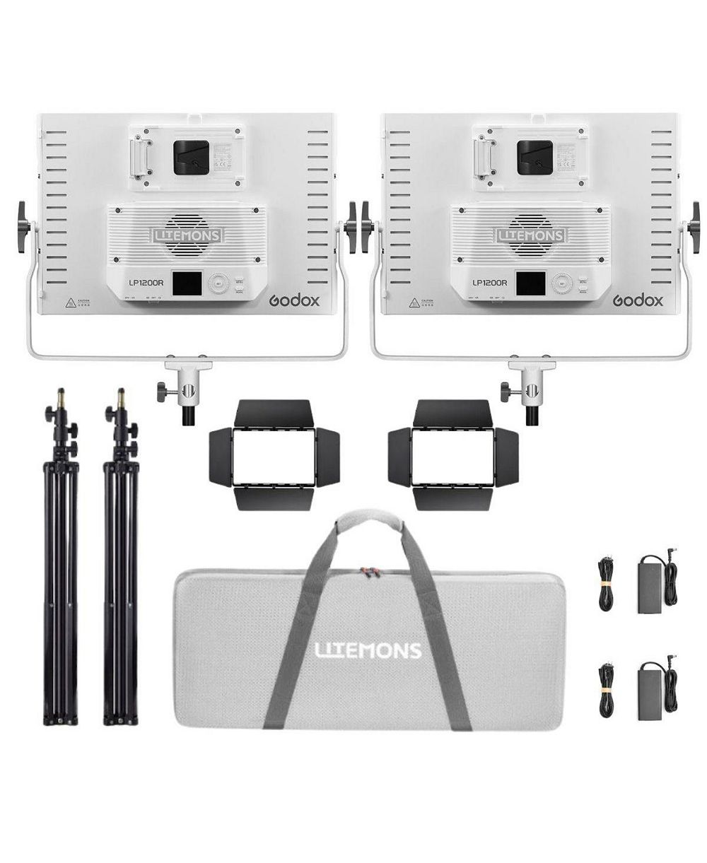 Godox Litemons LP1200R 120W RGB LED 2-Light Panel Kit