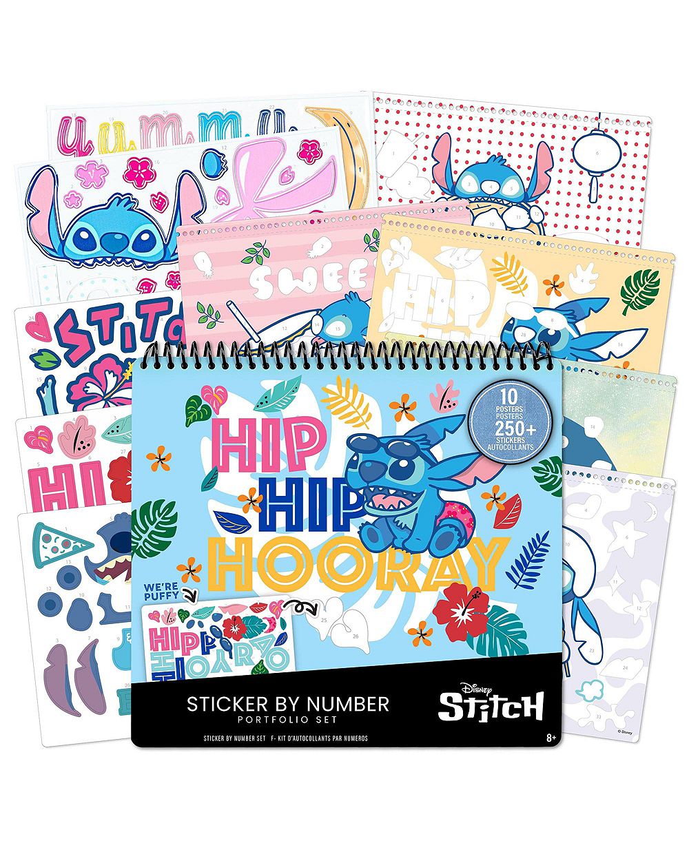 Набор портфолио Fashion Angels Disney Stitch: наклейки по номерам