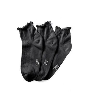 Stems Женские носки Pointelle Mid Crew, 3 шт