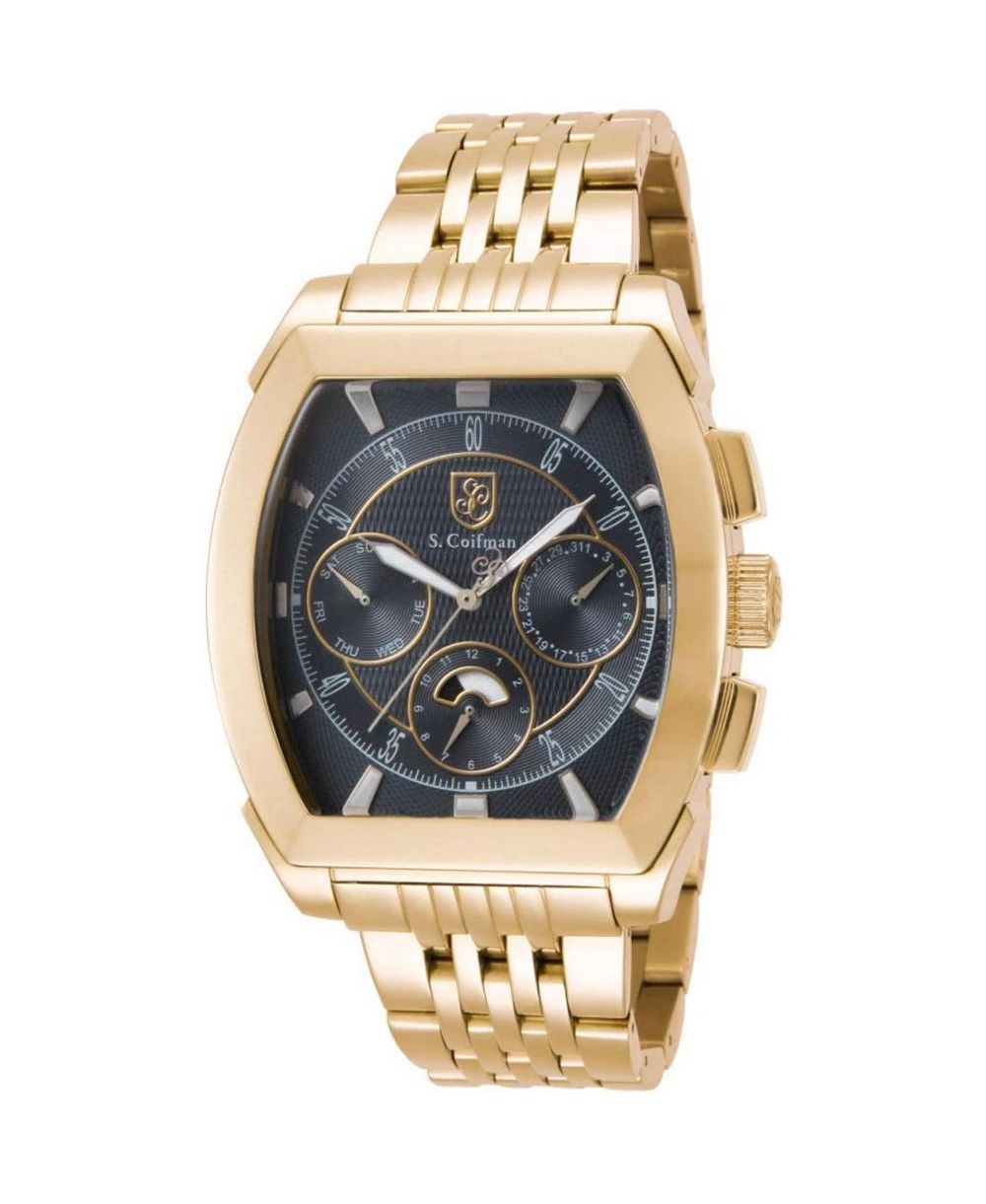 Мужские наручные часы Invicta S.Coifman Heritage с хронографом, циферблатом и браслетом из нержавеющей стали