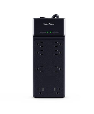 CyberPower CSB806R1 8-Outlet Surge Protector with 6' Power Cord, Compatible with Standard Wall Outlets