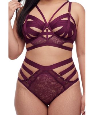 Torrid трусики с высокой талией и открытой спиной для полных женщин, стиль Vixen