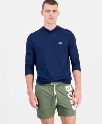 Мужские плавки Hugo Boss с принтом осьминога, длина шва 5"