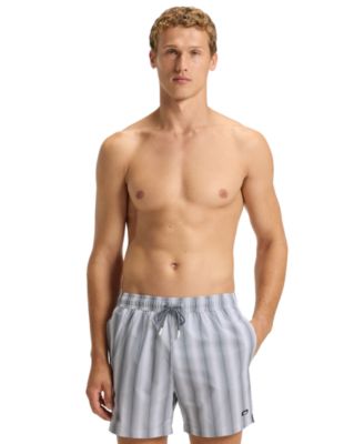 BOSS by Hugo Boss Men's 5" Flounder Stripe Print Swim Trunks