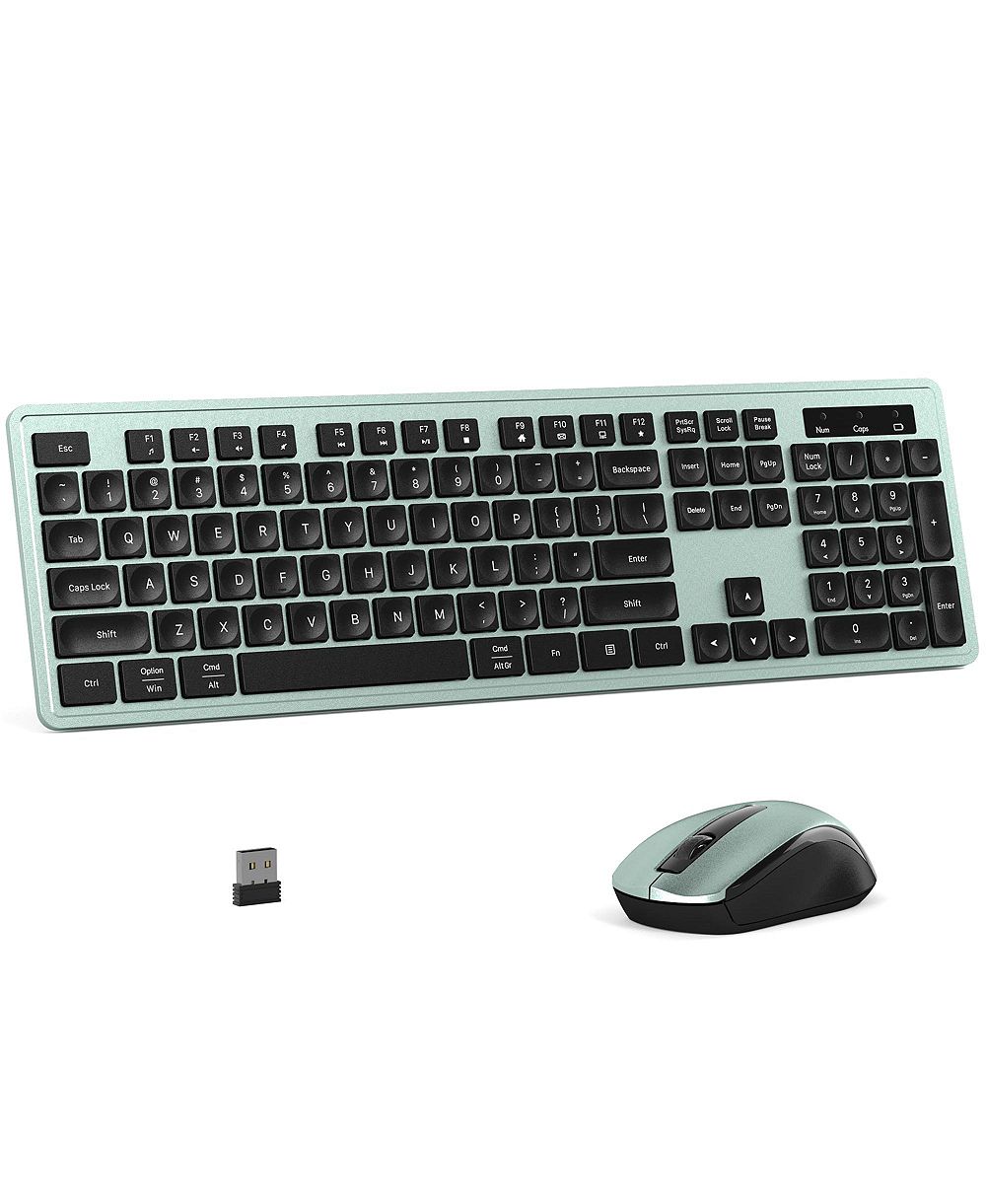 Lofree Wireless Silent Full-Size Keyboard and Mouse Set for Windows