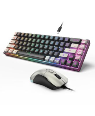 Lofree 65 Percent Компактный проводной RGB подсветка игровая клавиатура мышь комплект