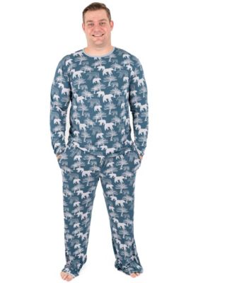 Leveret Men’s Two Piece Viscose from Bamboo Holiday Pajamas