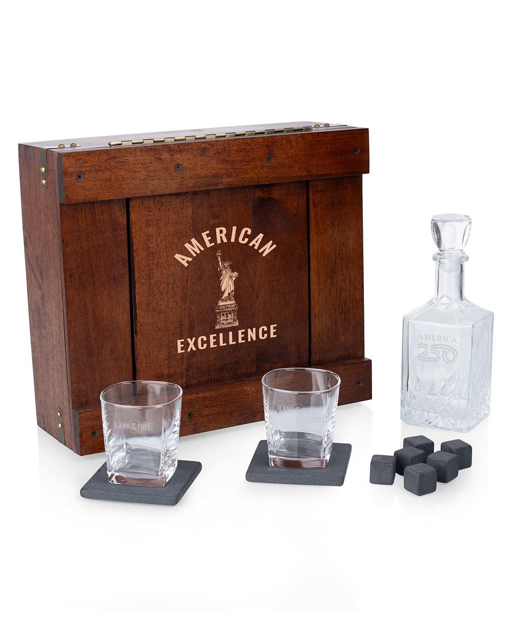 Подарочный набор декантеров legacy america250 whiskey, 12 предметов