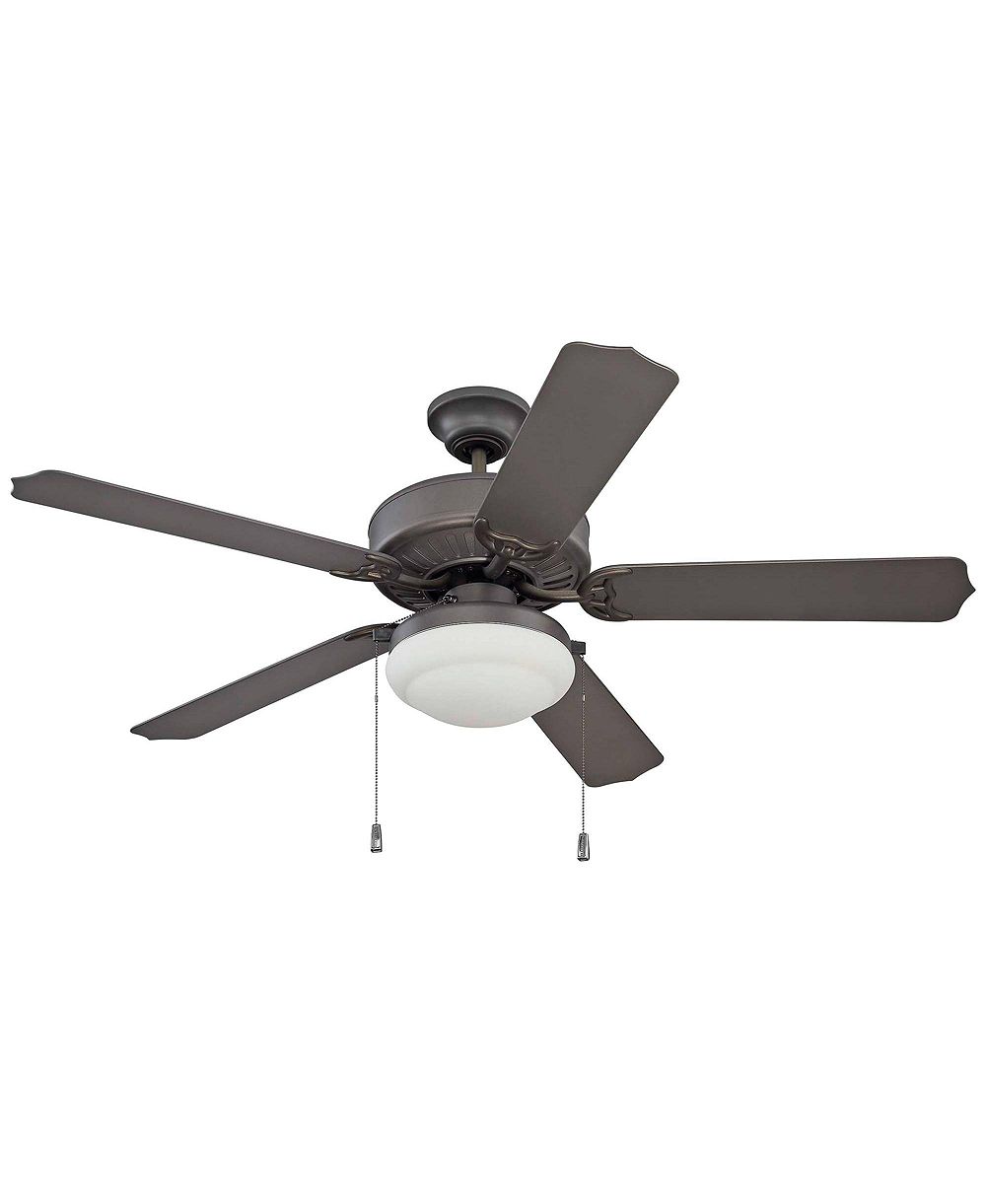 52" Craftmade Enduro Espresso LED Outdoor Pull Chain Ceiling Fan