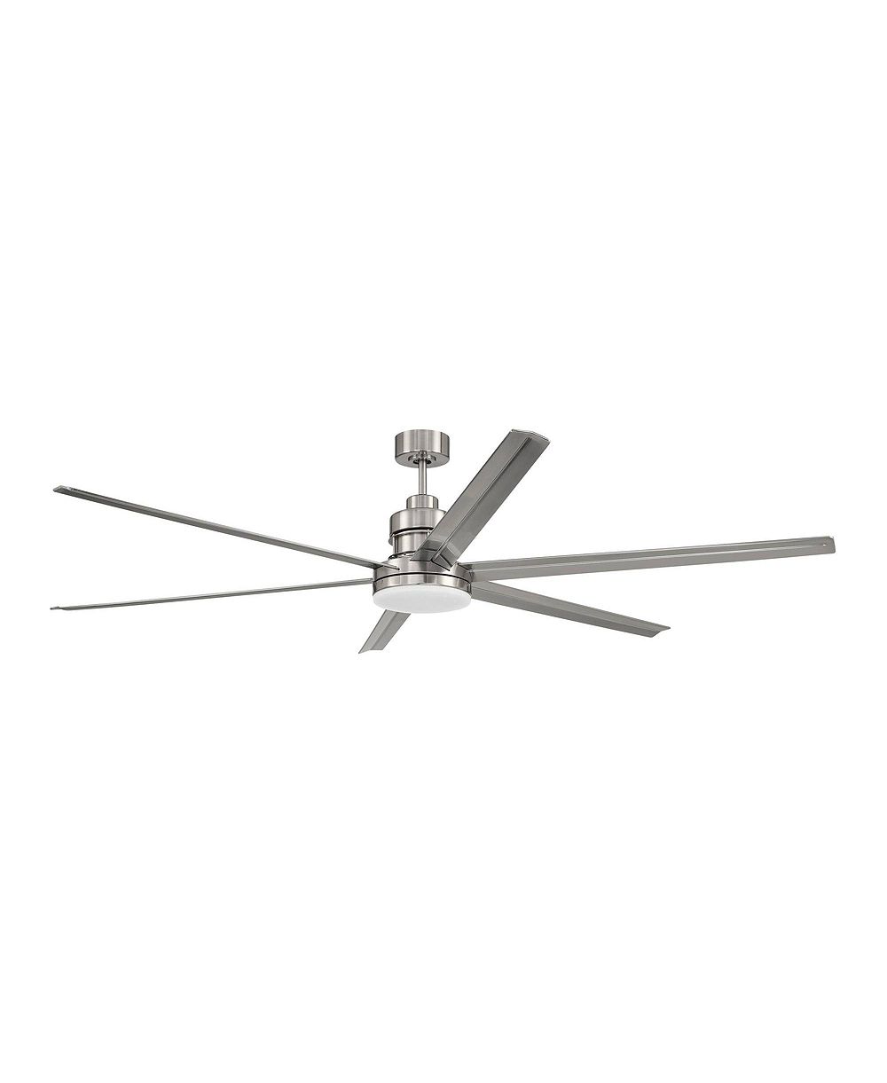 Потолочный вентилятор Craftmade Mondo Brushed Nickel с пультом управления 72"