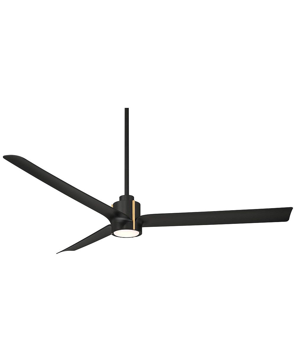 Потолочный вентилятор Casa Vieja Aero Matte Black LED 60" with Remote