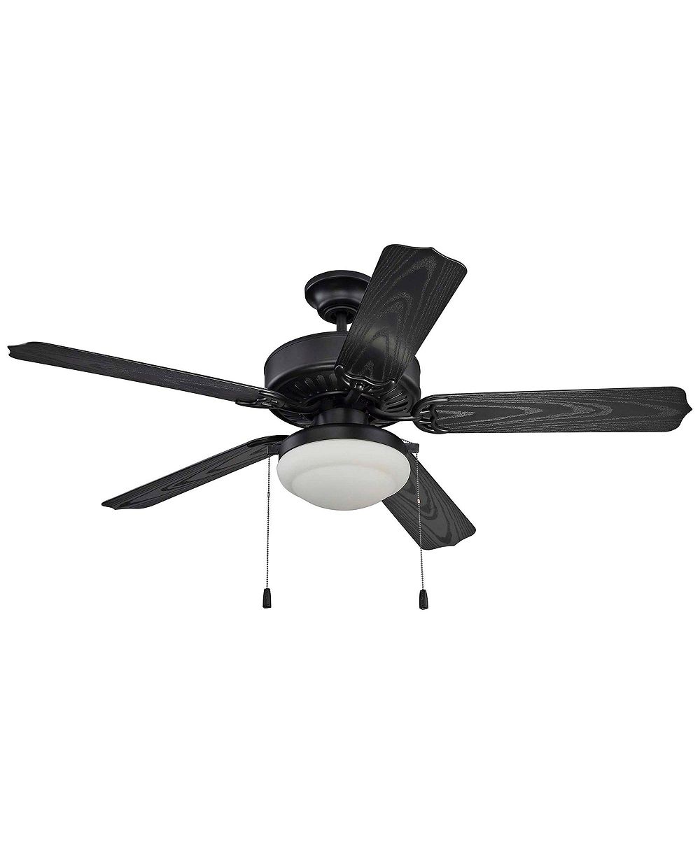 Потолочный вентилятор Craftmade Enduro Matte Black LED 52"