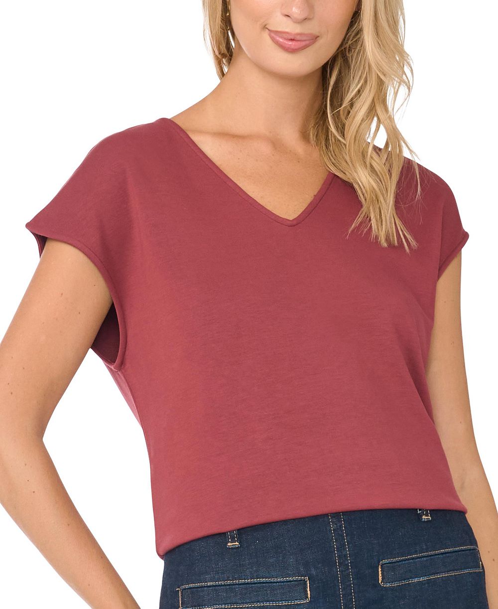 Vince Camuto Women's V-Neck Short-Sleeve T-Shirt