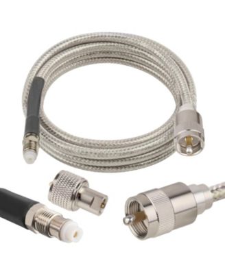 Коаксиальный кабель Lofree RG8X двойной экранированный, гибкий, 10 футов