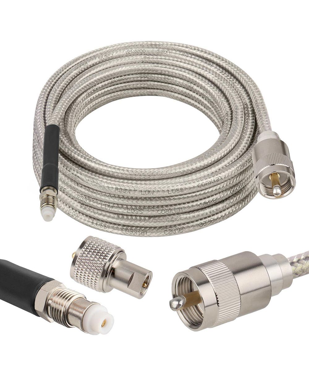 Lofree RG8X двойной экранированный многожильный коаксиальный кабель для улицы 10 футов