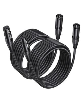 Микрофонный кабель Lofree Oxygen-Free Copper с самоблокирующимся разъемом XLR, из бескислородной меди, 25 футов, 2 шт.