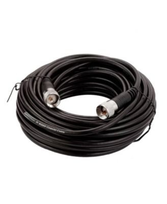 Lofree RG8X 50 Ohm UHF PL259 Connectors Coaxial Cable 20 ft.