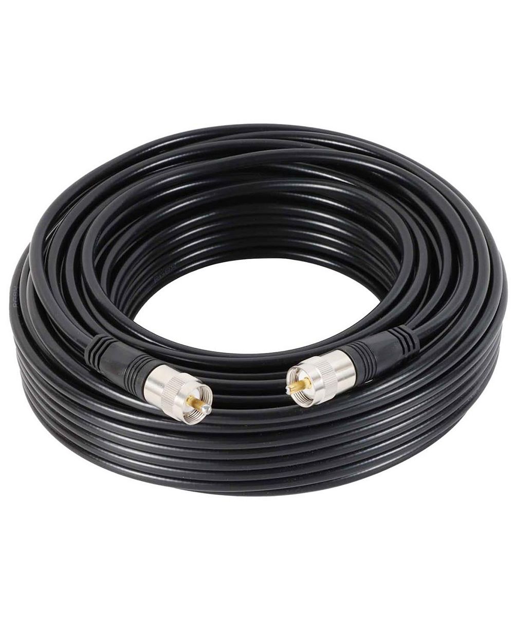 Lofree RG8X 50 Ohm Tin-Plated Copper UHF PL259 Connectors Coaxial Cable