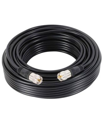 Lofree RG8X 50 Ohm Tin-Plated Copper UHF PL259 Connectors Coaxial Cable