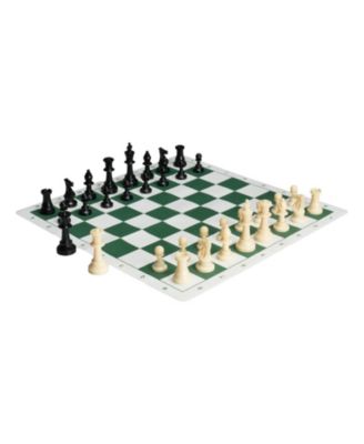 Портативный шахматный набор Slickblue Tournament с утяжеленными фигурами, для детей от 5 лет