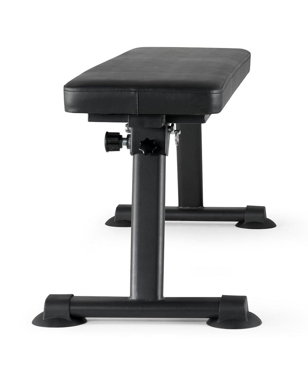 VEVOR Flat Weight Bench Foldable Strength Training Bench for Full Body Workout