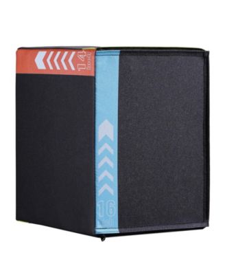 VEVOR 16/14/12 Inch 3 in 1 Plyometric Jump Box Fitness Exercise Plyo Box Cotton
