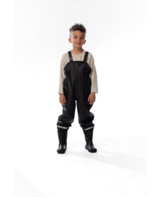 Deux par Deux Toddler Unisex (2T-5T) Rain Overalls