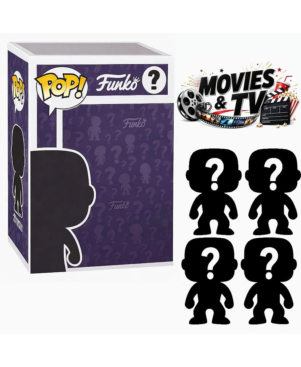 Набор из 4 виниловых фигурок Funko Pop! Movies and TV Blind Box, для детей от 4 лет
