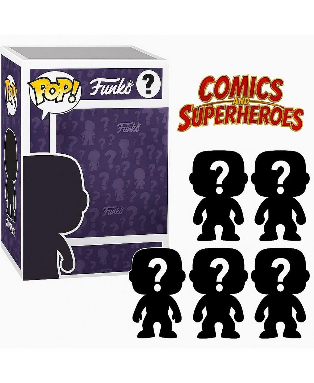 Funko Pop! Виниловые фигурки вслепую, комиксы и супергерои, 5 шт., возраст 4+