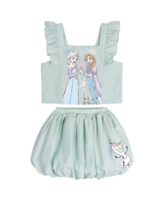 Комплект для маленьких девочек Frozen: топ без рукавов и юбка-шорты 2 шт.
